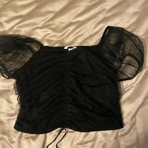H&M, Large Blouse, Black